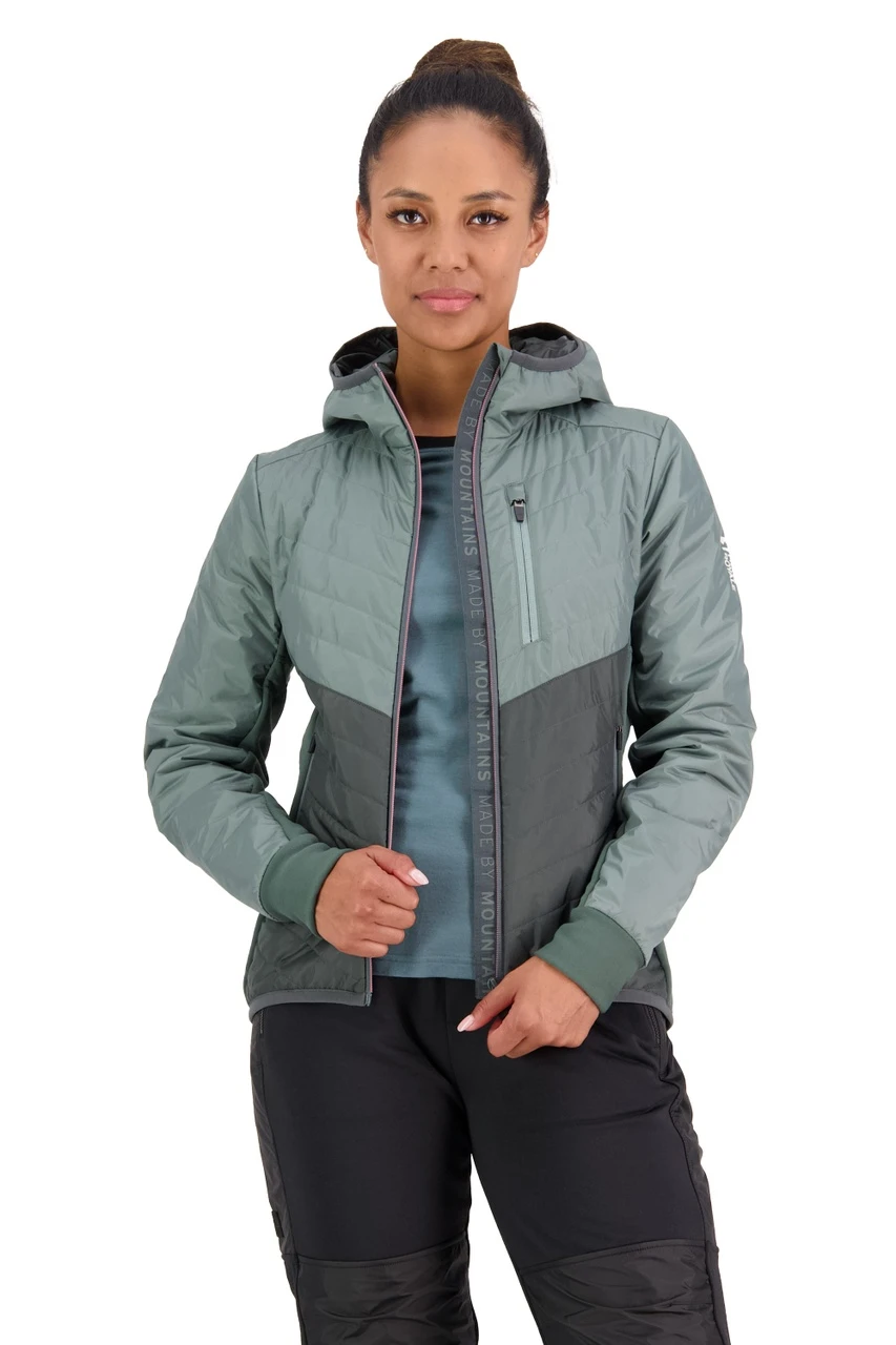 Mons Royale - Neve Wool Isulation Hood - Naisten Liner Takki - Image 2