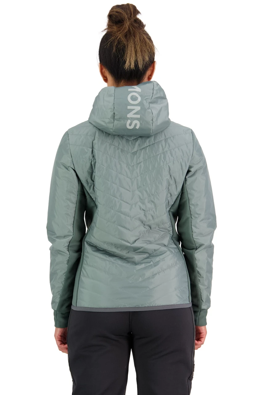 Mons Royale - Neve Wool Isulation Hood - Naisten Liner Takki - Image 4