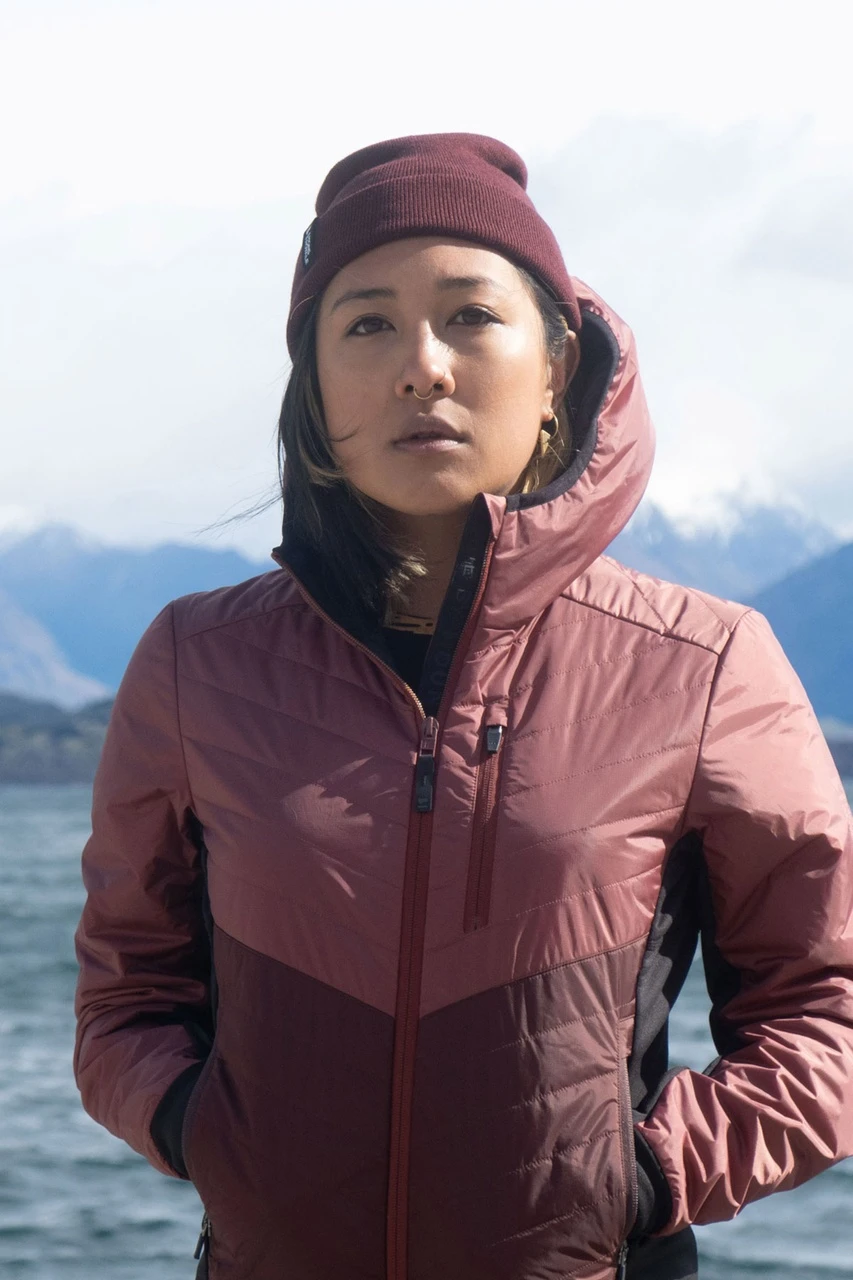 Mons Royale - Neve Wool Isulation Hood - Naisten Liner Takki - Image 7