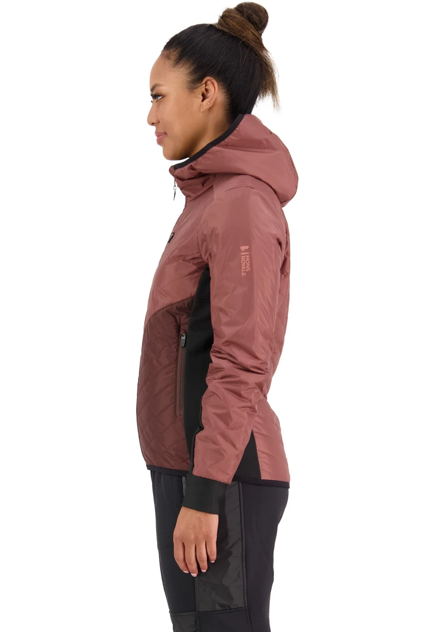 Mons Royale - Neve Wool Isulation Hood - Naisten Liner Takki - Image 2