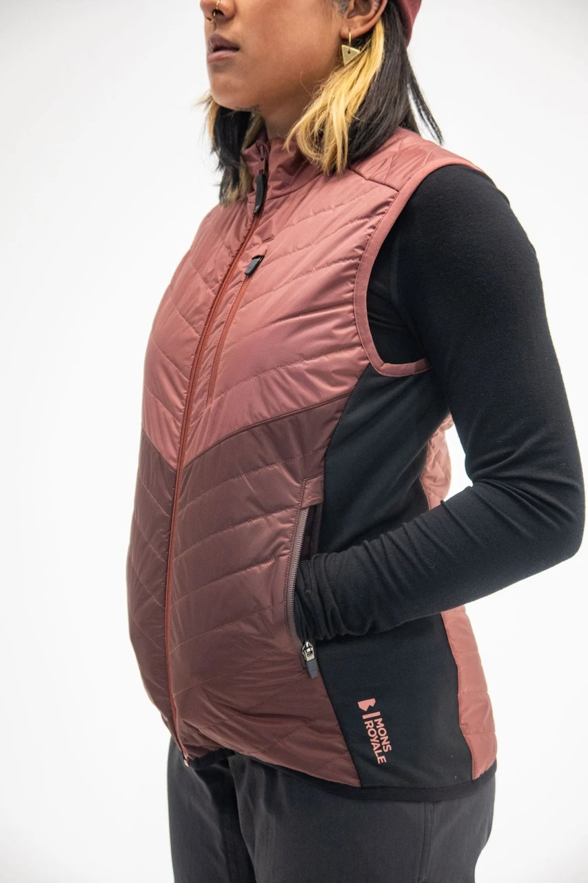 Mons Royale - Neve Wool Insulation Vest - Naisten Liner Liivi - Image 6