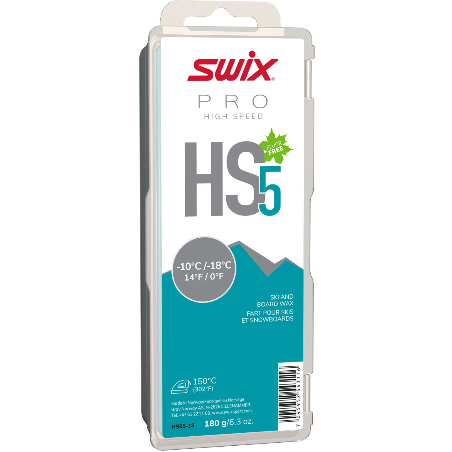 Swix HS5 Turquoise 180g